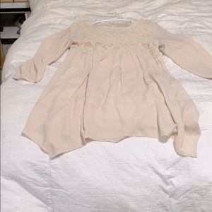 Cream boutique tunic